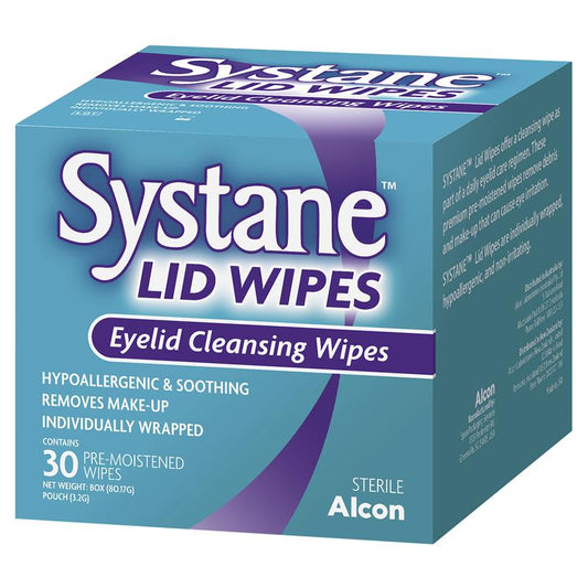 Systane Lid Wipes - 30 Pack for Gentle Eyelid Cleansing-Auzzi Store