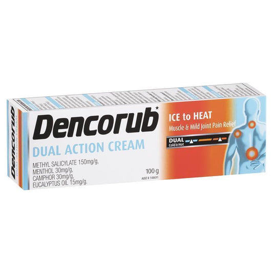 Dencorub Dual Action Cream 100g - Fast Pain Relief-Auzzi Store