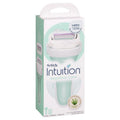 Schick Intuition Sensitive Care Razor Kit, 4-Blade, 2 Moisturizing Refills