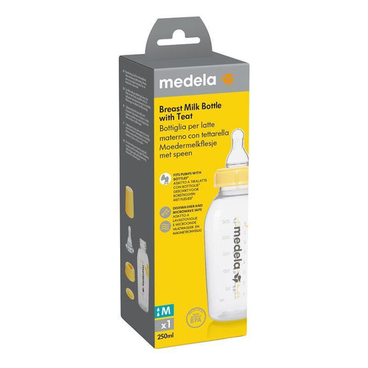 Medela 250ml Breastmilk Bottle with Medium Flow Teat-Auzzi Store