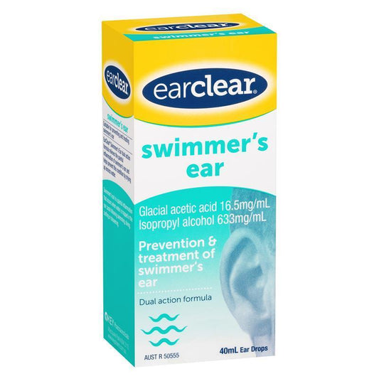 EarClear Swimmer's Ear Drops 40mL - Prevention & Treatment-Auzzi Store