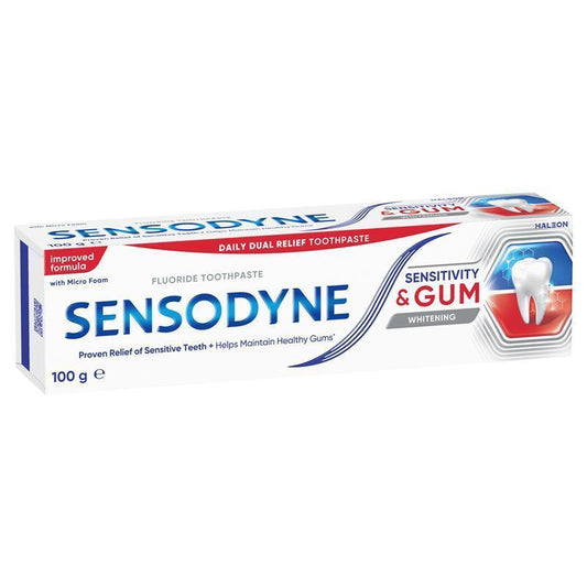 Sensodyne Toothpaste - Sensitivity & Gum Whitening 100g - Auzzistore