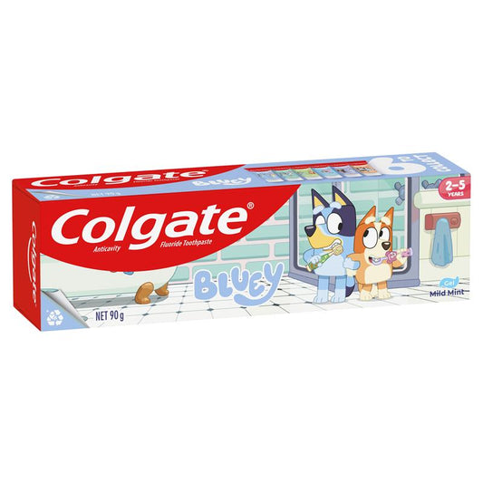 Colgate Kids Mild Mint Gel Toothpaste 90g - Fun Cavity Protection for Ages 2-5