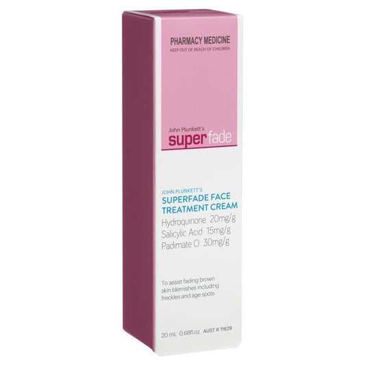 John Plunkett's SuperFade Face Treatment Cream 20ml - Targeted Pigmentation Solution-Auzzi Store