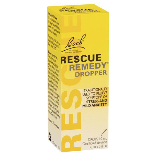 Bach Rescue Remedy 10ml Liquid - Natural Stress Relief