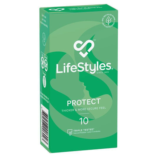 Lifestyles Protect Condoms 10 Pack - Feel-Good Protection