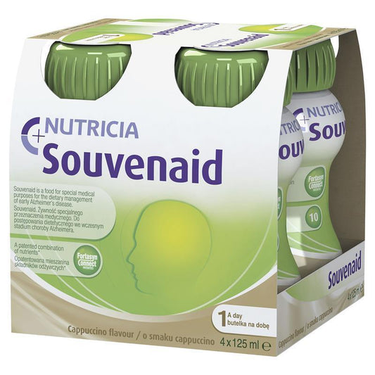 Nutricia Souvenaid Cappuccino Memory Support Drink 125ml 4 Pack