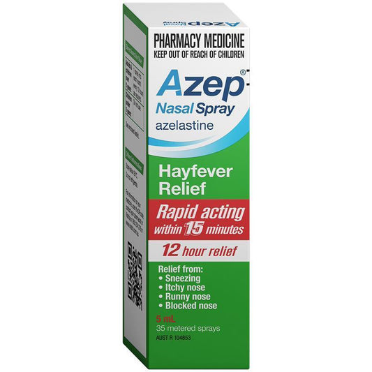 Azep Hayfever Relief Nasal Spray 5ml - Fast-Acting Allergy Relief-Auzzi Store
