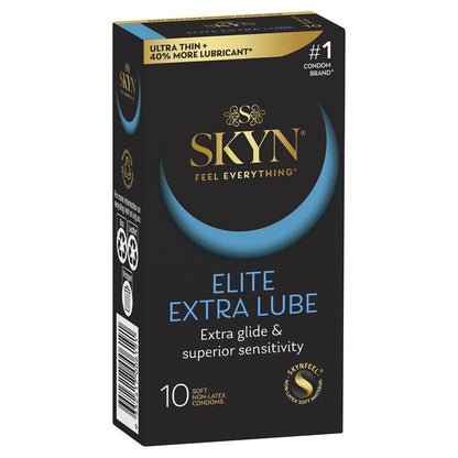 SKYN Elite Extra Lubricated Non-Latex Condoms 10 Pack - Ultra Thin SKYNFEEL®
