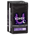 U by Kotex Overnight Ultrathin Regular Pads with Wings, 10 Pads