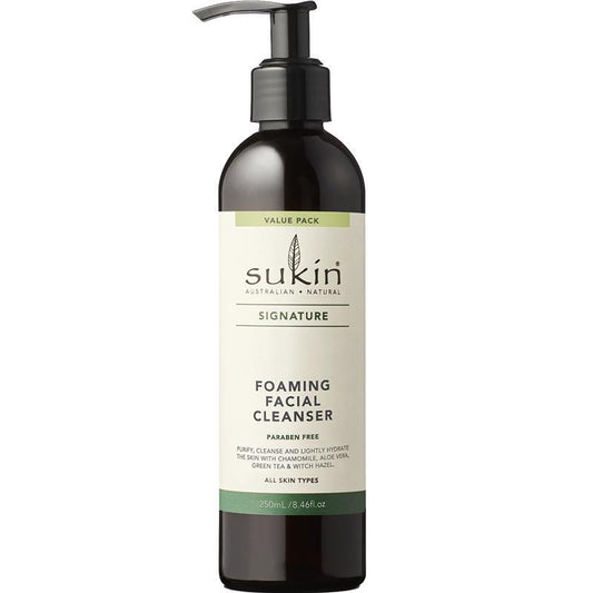Sukin Signature Foaming Facial Cleanser Pump - 250ml - Auzzistore