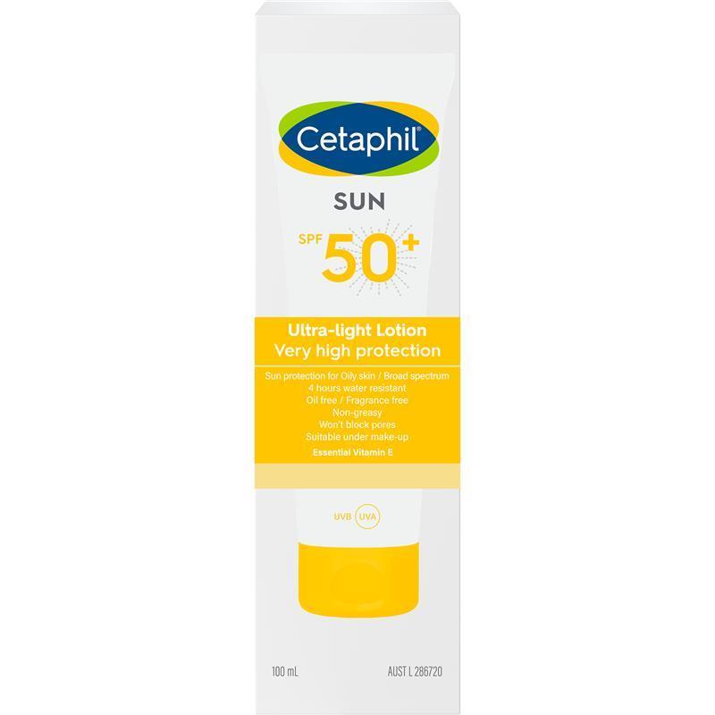 Cetaphil Sun SPF 50+ Ultra Light Lotion 100ml - Auzzi Store