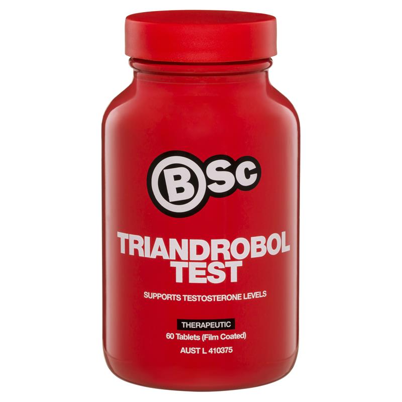 BSc Triandrobol Test Alpha Series - 60 Tablets Natural Testosterone Booster