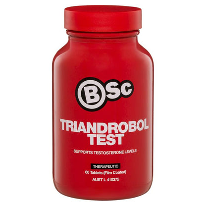 BSc Triandrobol Test Alpha Series - 60 Tablets Natural Testosterone Booster