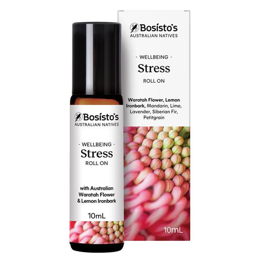 Bosisto's Native Stress Roll On - 10ml Essential Oil Relief - Auzzi Store