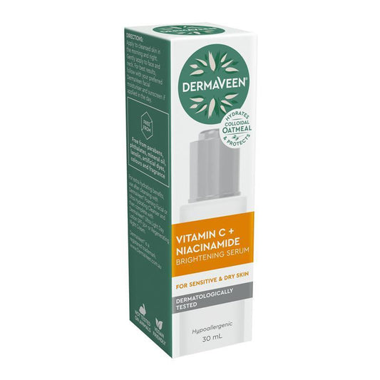 DermaVeen Vitamin C + Niacinamide Brightening Serum - 30ml