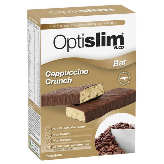 Optislim VLCD Bar Cappuccino Crunch - 5 Pack