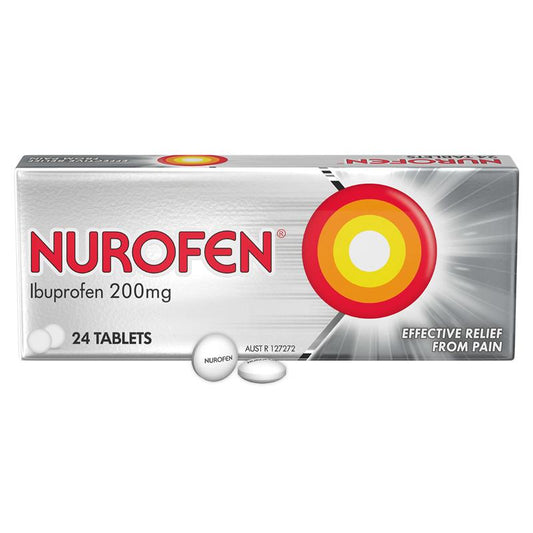 Nurofen Ibuprofen Pain Relief Tablets 200mg - 24 Pack-Auzzi Store