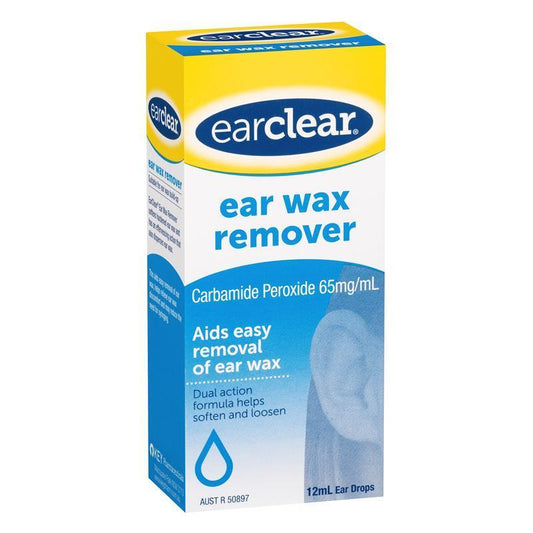 EarClear Ear Wax Remover Drops - 12mL-Auzzi Store