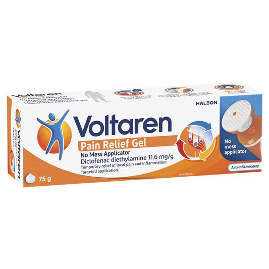 Voltaren Pain Relief Gel with No Mess Applicator - 75g for Targeted Relief - Auzzi Store