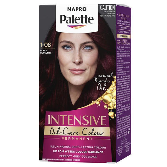 Napro Palette 1-08 Black Burgundy - Hair Colour Kit