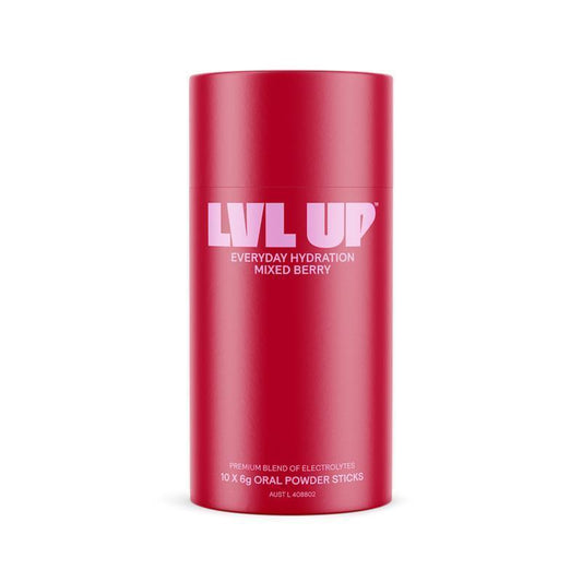 Lvl Up Everyday Hydration Sticks - Mixed Berry (10 Pack)