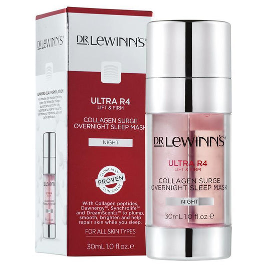Dr LeWinn's Ultra R4 Collagen Surge Overnight Sleep Mask 30ml - Advanced Skin Repair