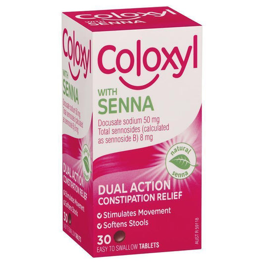 Coloxyl & Senna 30 Tablets - Effective Constipation Relief-Auzzi Store