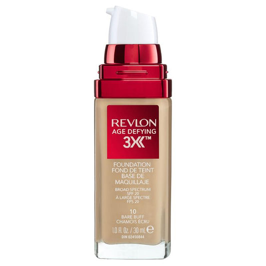 Revlon Age Defying 3X Foundation - Bare Buff 30mL with SPF 20-Auzzi Store