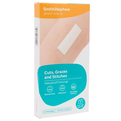 Opsite Post-Op Dressing 15.5cm x 8.5cm - 2 Pack