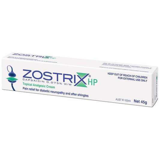 Zostrix HP Topical Analgesic Cream 45g - Natural Pain Relief