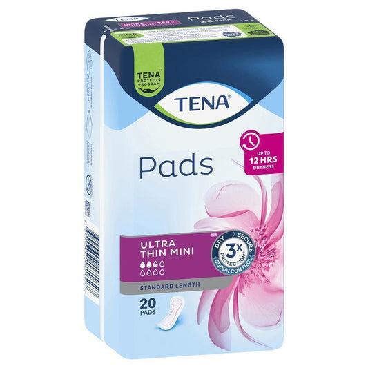 TENA Pad Ultrathin Mini 20 Pack - Discreet Protection for Light Incontinence-Auzzi Store