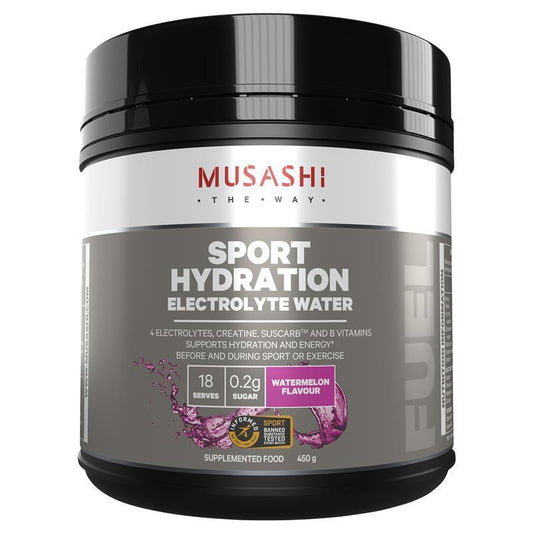 Musashi Sports Hydration Watermelon 450g - Electrolyte & Energy Boost