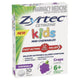 Zyrtec Kids Antihistamine Allergy & Hayfever Chewable Tablets - Grape 10 Pack