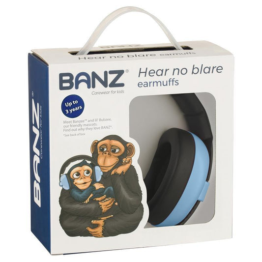 Banz Baby Hearing Protection Earmuffs - Sky Blue (3+ Months to 2 Years) - Auzzi Store