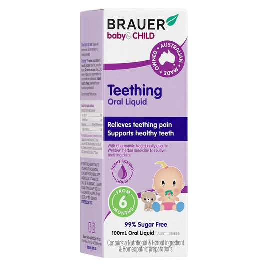 Brauer Baby & Child Teething Relief - 100mL Chamomile Formula-Auzzi Store