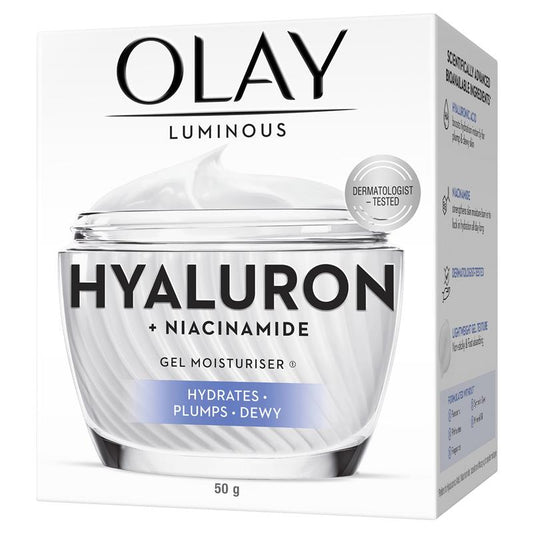 Olay Luminous Hyaluron + Niacinamide Gel Moisturiser - 50g – view 2
