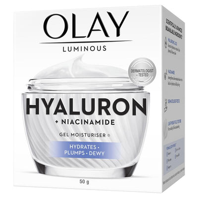 Olay Luminous Hyaluron + Niacinamide Gel Moisturiser - 50g