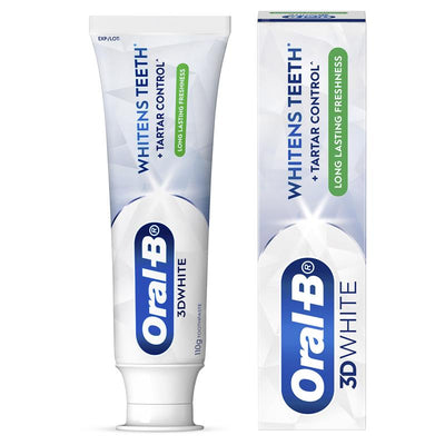 Oral-B 3D White Long Lasting Freshness Toothpaste - 110g