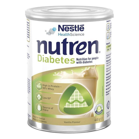 Nutren Diabetes Meal Replacement Powder 440g - Low GI, High Protein
