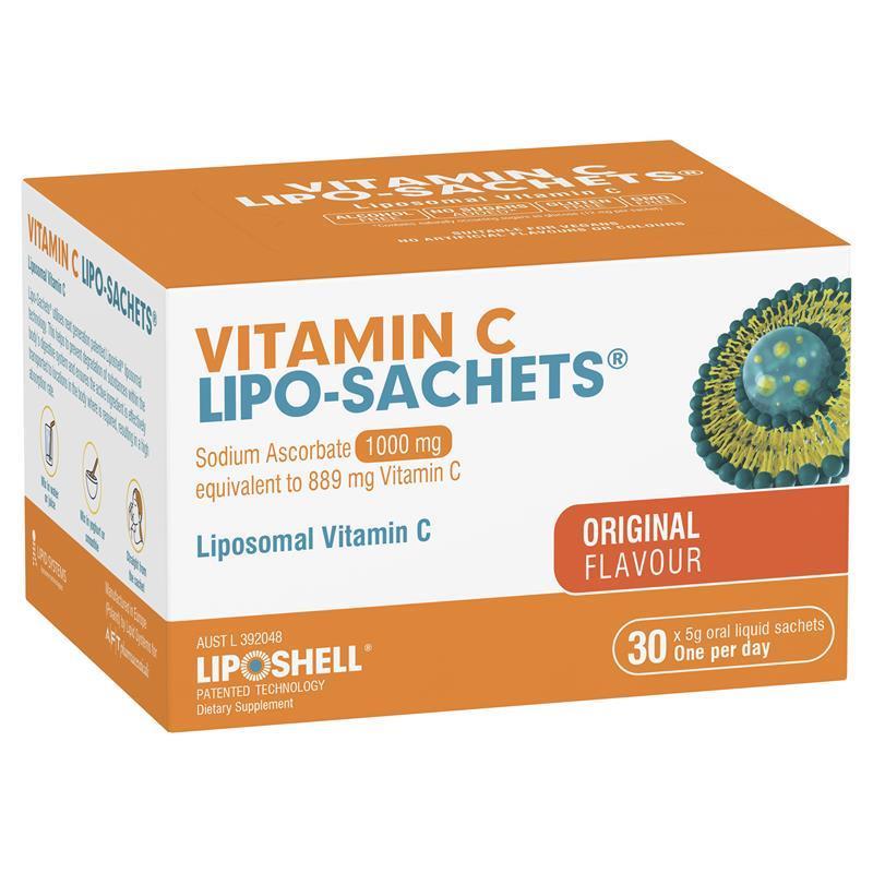 Lipo-Sachets Vitamin C Original 5g - 30 Sachets for Superior Absorption
