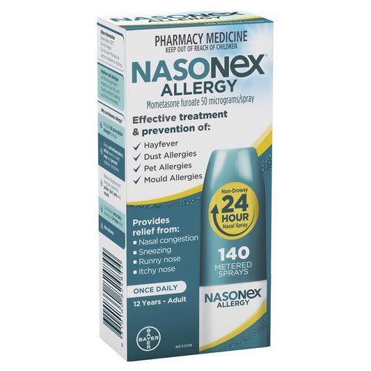 Nasonex Allergy Non-Drowsy Nasal Spray - 140 Sprays-Auzzi Store
