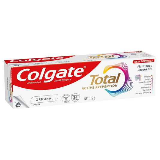 Colgate Total Active Prevention Original Toothpaste 115g - Essential Oral Health - Auzzi Store