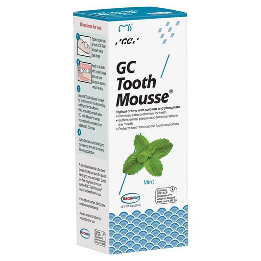 GC Tooth Mousse Mint 40g - Enamel Protection & Remineralization - Auzzi Store