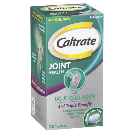 Caltrate Joint Health 30 Tablets - Triple Action Support