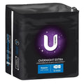 U by Kotex Overnight Extra Pads with 3D Leak Barrier - 10 Pads