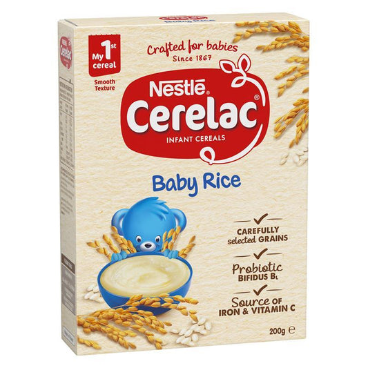 Nestle CERELAC Baby Rice Cereal Stage 1 - 200g-Auzzi Store
