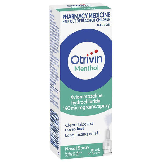 Otrivin Adult Nasal Spray - Menthol 10ml-Auzzi Store