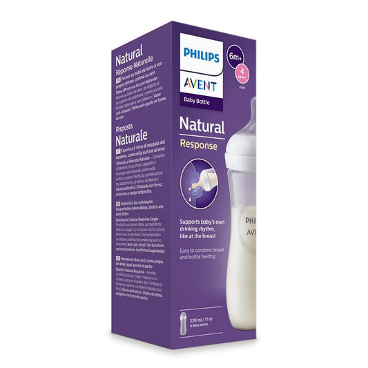 Avent Natural Response Feeding Bottle 330ml – view 2 - Auzzistore