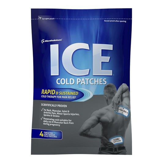 ICE Cold Patches - 4 Pack for Pain Relief - Auzzistore